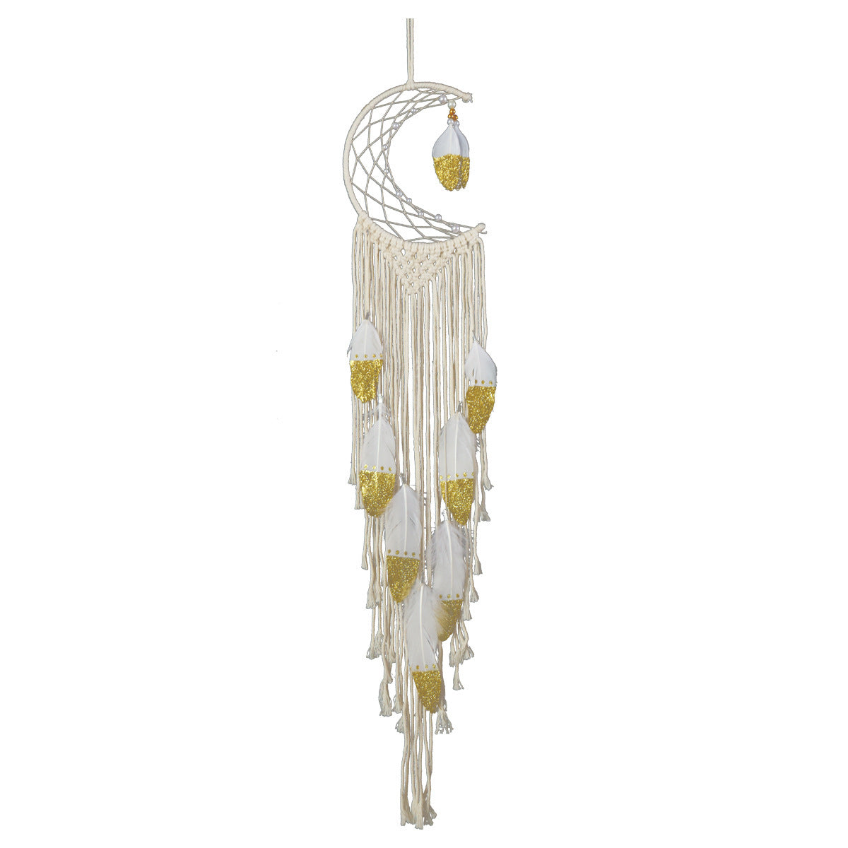 Crescent Gold Dream Catcher