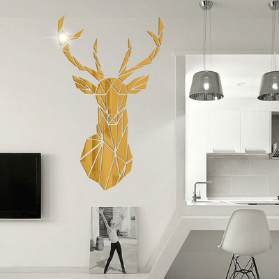 3D Acrylic Mirror Wall Sticker