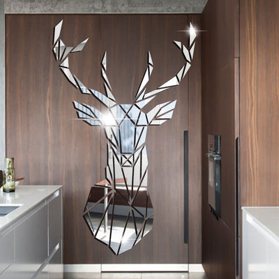 3D Acrylic Mirror Wall Sticker