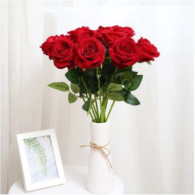 Artificial Red Rose Decoration Bouquet