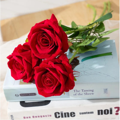 Artificial Red Rose Decoration Bouquet