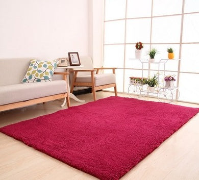 Solid Fluffy Soft Area Rug