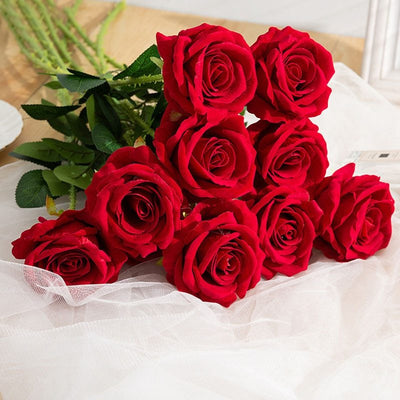 Artificial Red Rose Decoration Bouquet