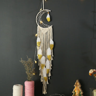 Crescent Gold Dream Catcher