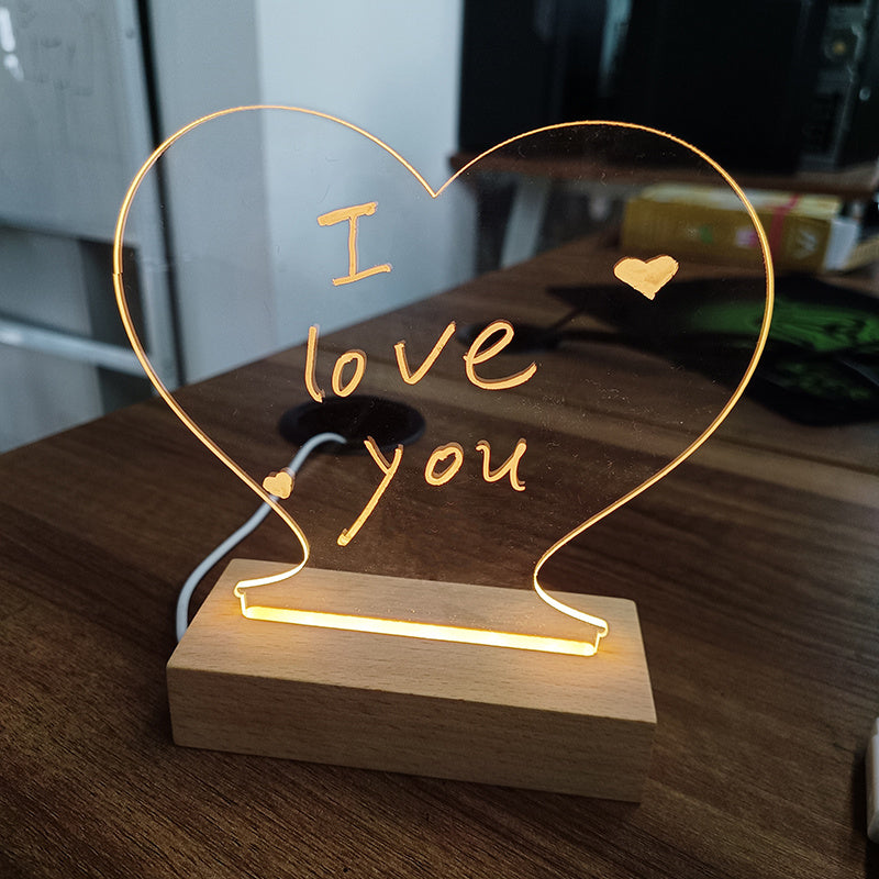 Creative Led Night Light Board