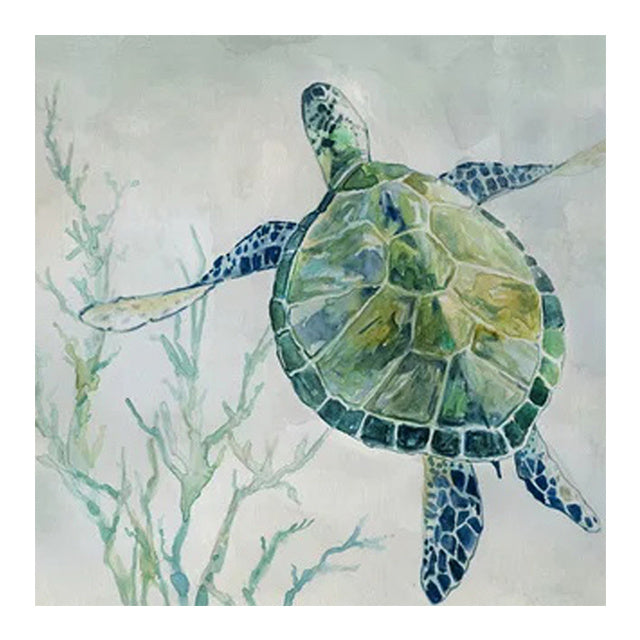 Turtle Canvas Painting Wall Art