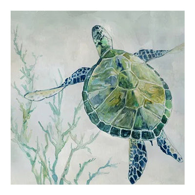 Turtle Canvas Painting Wall Art